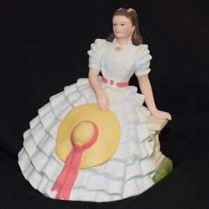 Vintage Gone with The Wind Figurine Collectible Scarlett O’Hara Porcelain 1983